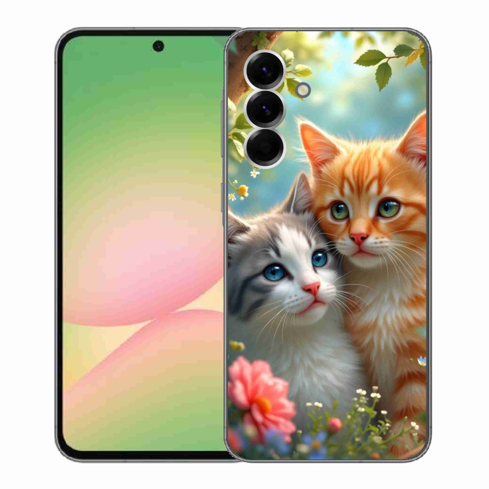 Gélový kryt mmCase na Samsung Galaxy A56 5G - mačacia láska 2