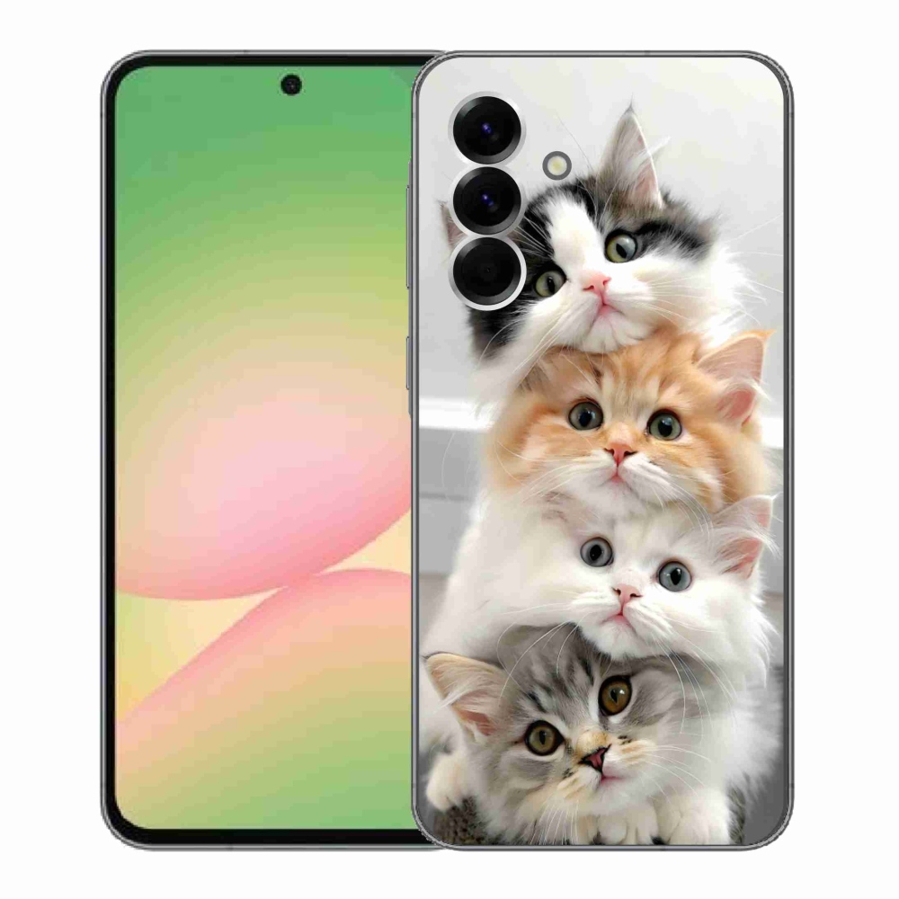 Gélový kryt mmCase na Samsung Galaxy A56 5G - mačacia partia