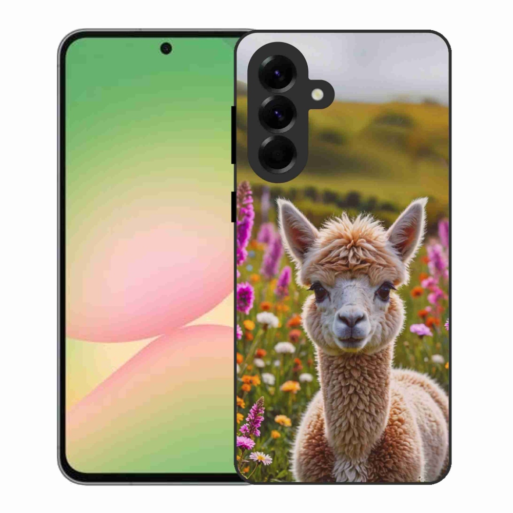 Gélový kryt mmCase na Samsung Galaxy A56 5G - lama na lúke