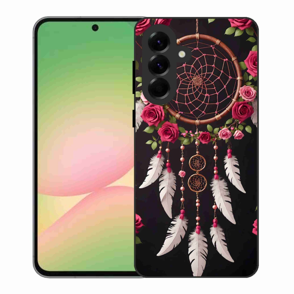 Gélový kryt mmCase na Samsung Galaxy A56 5G - lapač snov s ružami
