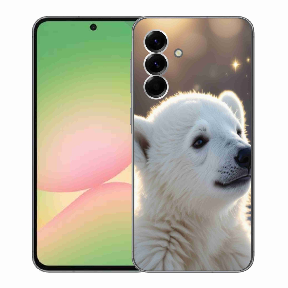 Gélový kryt mmCase na Samsung Galaxy A56 5G - ľadový medveď