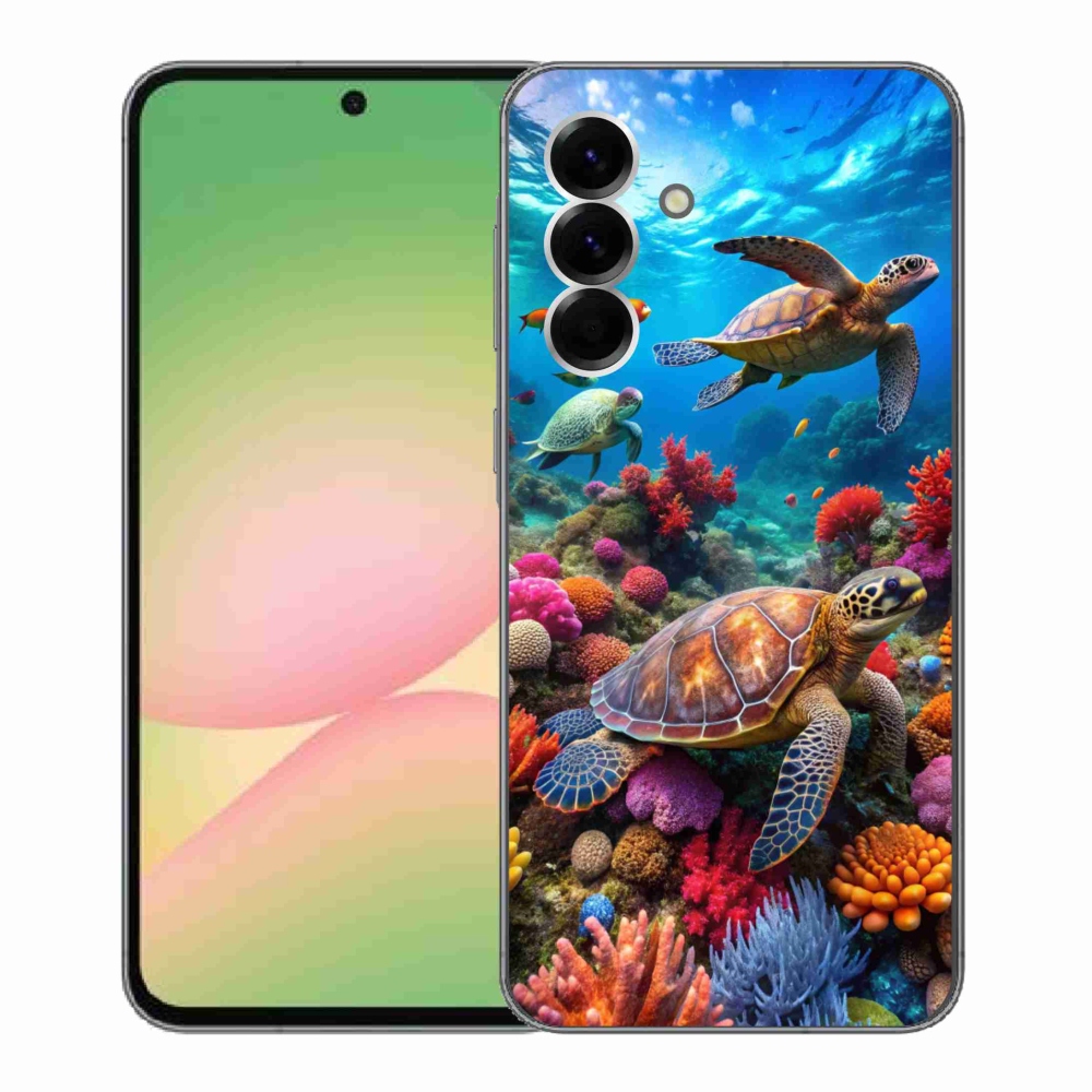 Gélový kryt mmCase na Samsung Galaxy A56 5G - morský svet 2