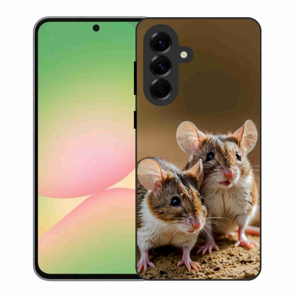 Gélový kryt mmCase na Samsung Galaxy A56 5G - myší duo