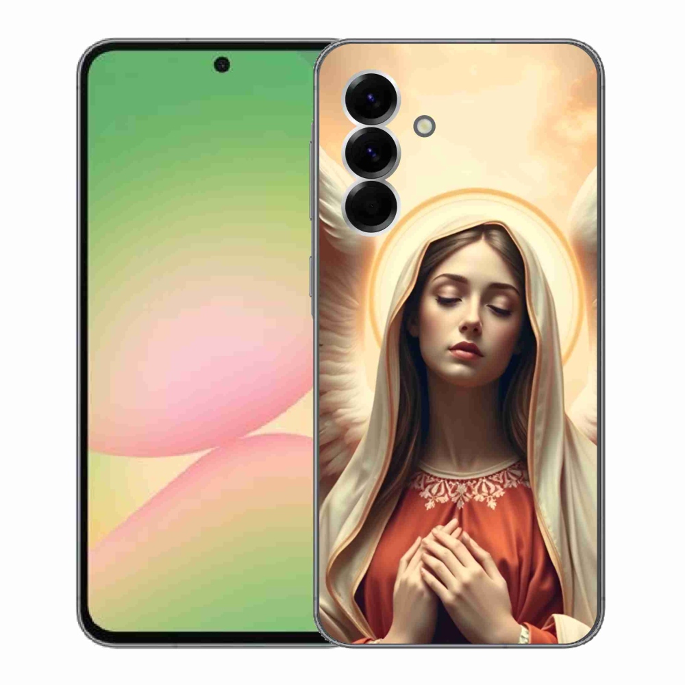 Gélový kryt mmCase na Samsung Galaxy A56 5G - náboženský motív