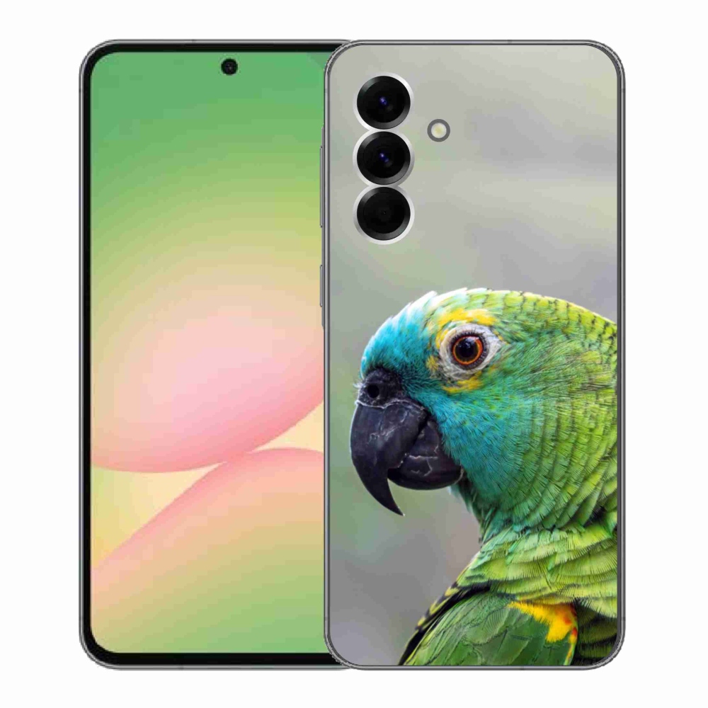 Gélový kryt mmCase na Samsung Galaxy A56 5G - papagáj amazoňan