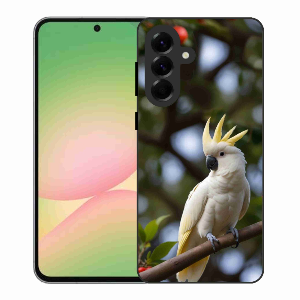 Gélový kryt mmCase na Samsung Galaxy A56 5G - papagáj kakadu 3