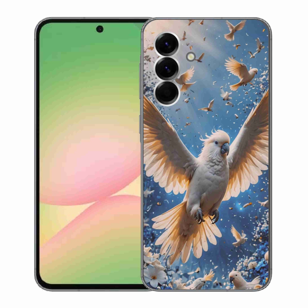 Gélový kryt mmCase na Samsung Galaxy A56 5G - papagáj kakadu