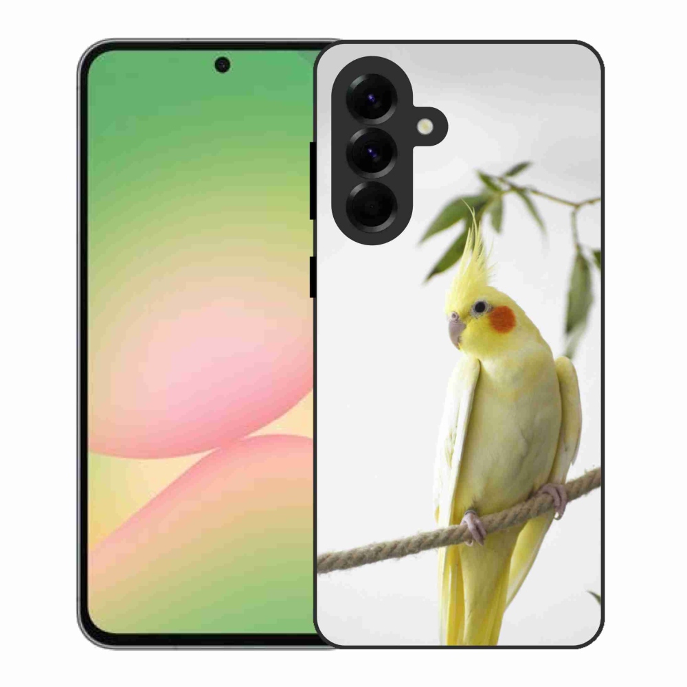 Gélový kryt mmCase na Samsung Galaxy A56 5G - papagáj korela chocholatá