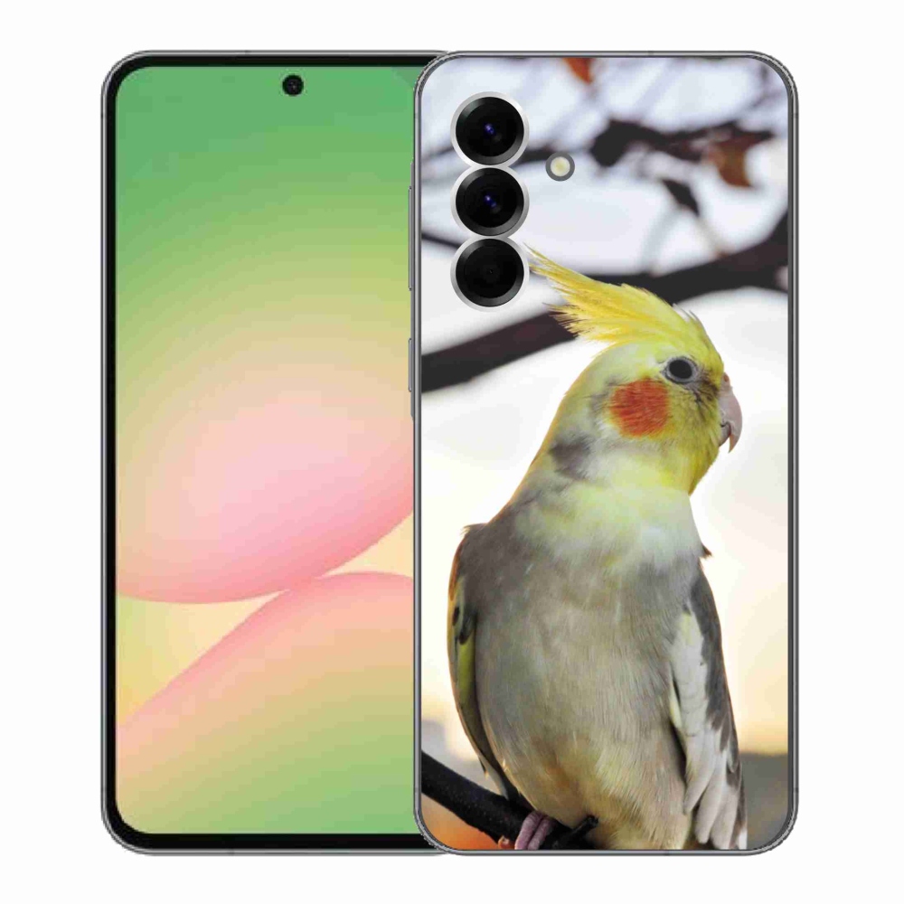 Gélový kryt mmCase na Samsung Galaxy A56 5G - papagáj korela