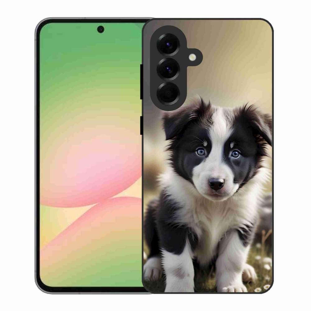 Gélový kryt mmCase na Samsung Galaxy A56 5G - roztomilá border kólia