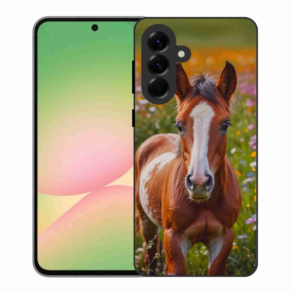Gélový kryt mmCase na Samsung Galaxy A56 5G - roztomilé žriebä