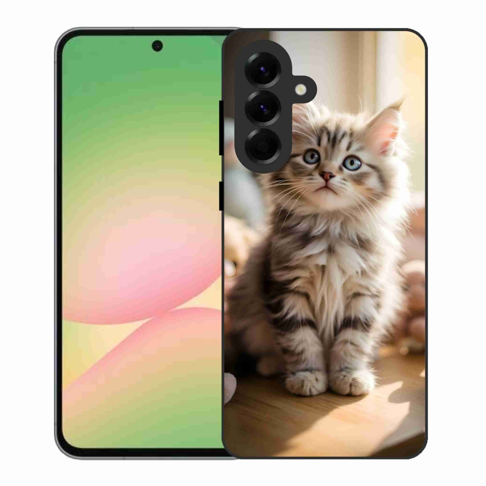 Gélový kryt mmCase na Samsung Galaxy A56 5G - roztomilé mačiatko 10
