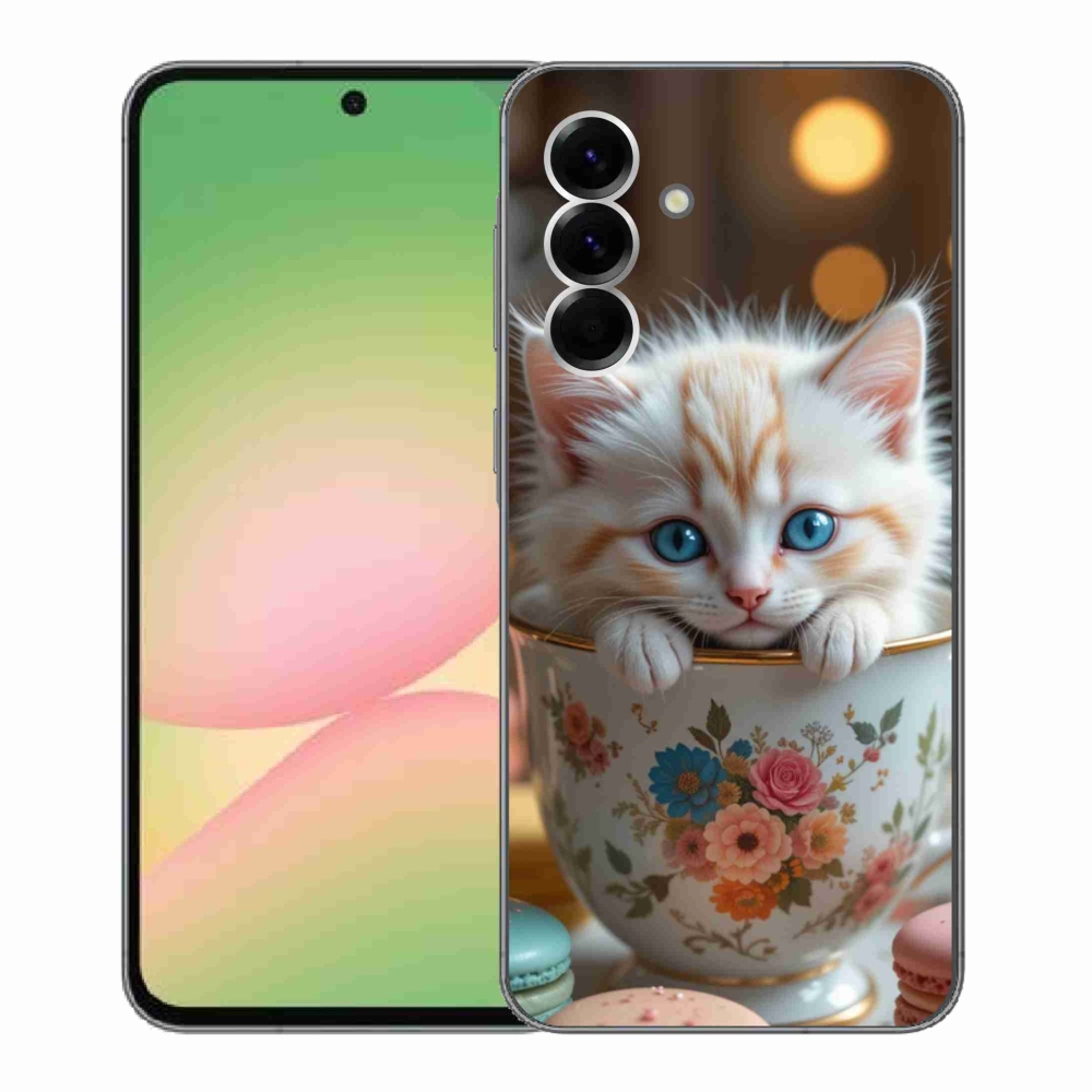 Gélový kryt mmCase na Samsung Galaxy A56 5G - roztomilé mačiatko 6