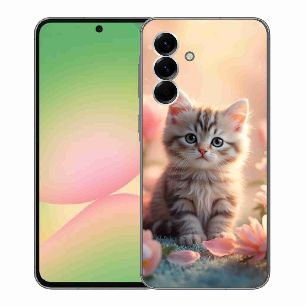 Gélový kryt mmCase na Samsung Galaxy A56 5G - roztomilé mačiatko 8