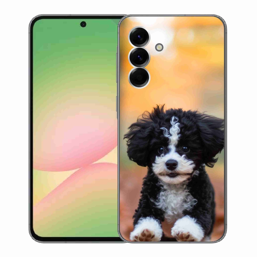 Gélový kryt mmCase na Samsung Galaxy A56 5G - roztomilé šteňa 2