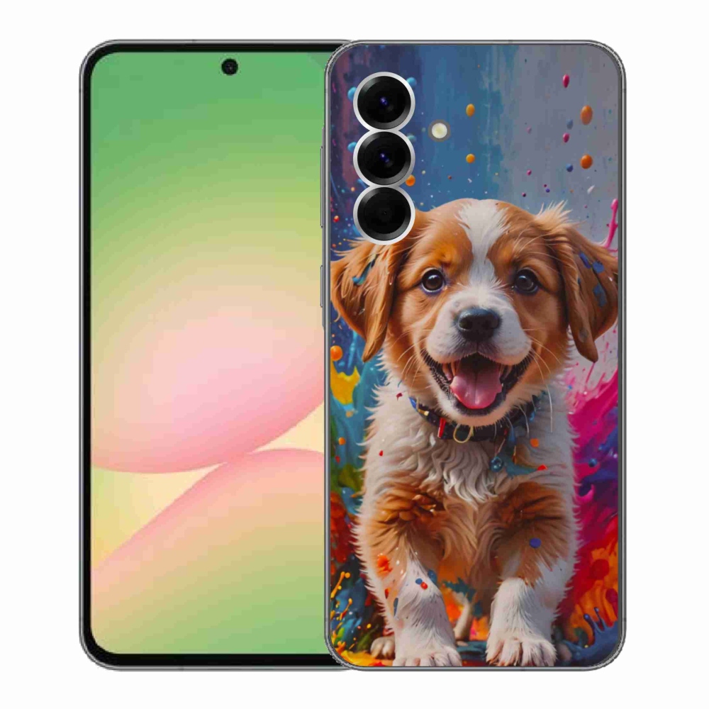 Gélový kryt mmCase na Samsung Galaxy A56 5G - roztomilé šteňa 3