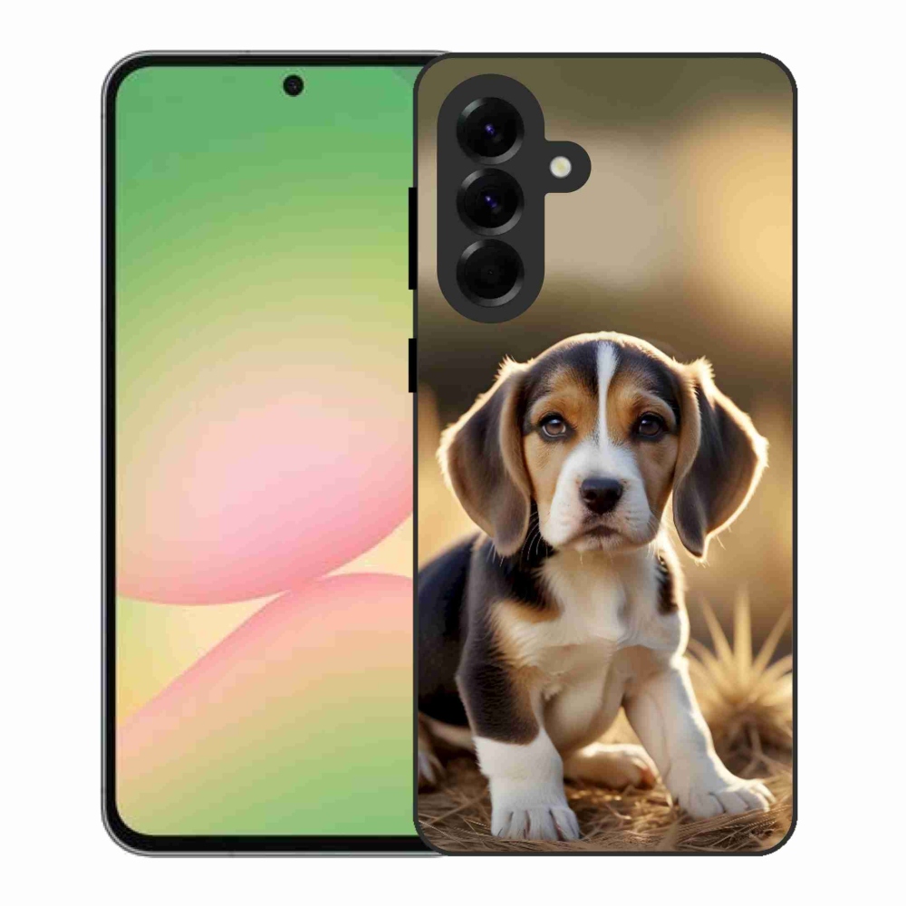 Gélový kryt mmCase na Samsung Galaxy A56 5G - roztomilý bígl