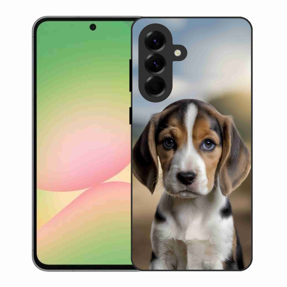 Gélový kryt mmCase na Samsung Galaxy A56 5G - roztomilý bígl