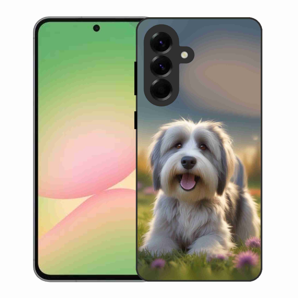 Gélový kryt mmCase na Samsung Galaxy A56 5G - roztomilý havanský psík