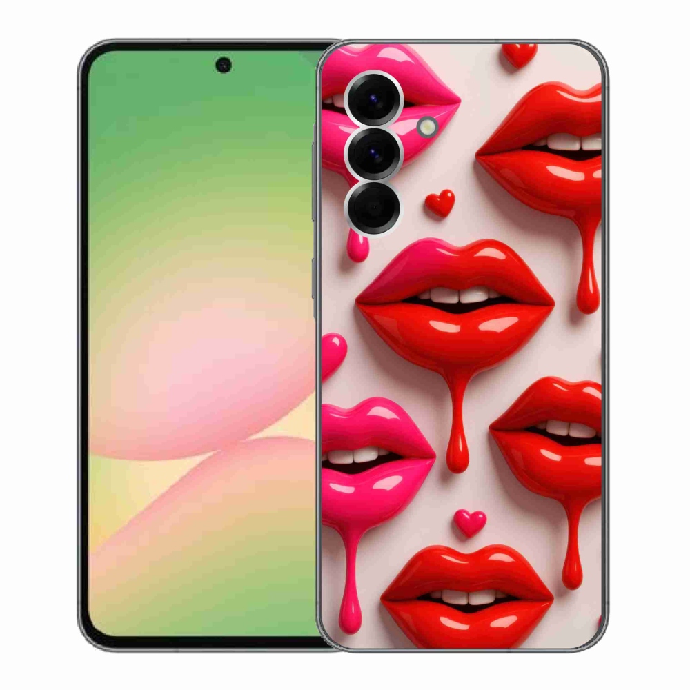 Gélový kryt mmCase na Samsung Galaxy A56 5G - pery 2