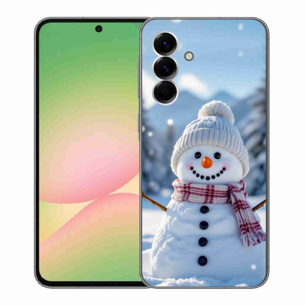 Gélový kryt mmCase na Samsung Galaxy A56 5G - snehuliak 3