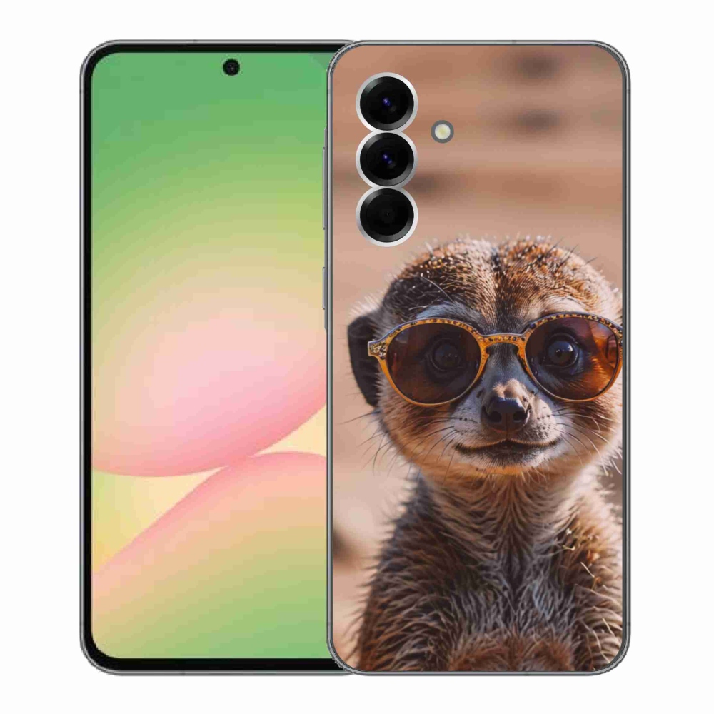 Gélový kryt mmCase na Samsung Galaxy A56 5G - štýlová surikata