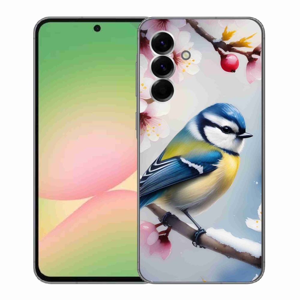 Gélový kryt mmCase na Samsung Galaxy A56 5G - sýkorka