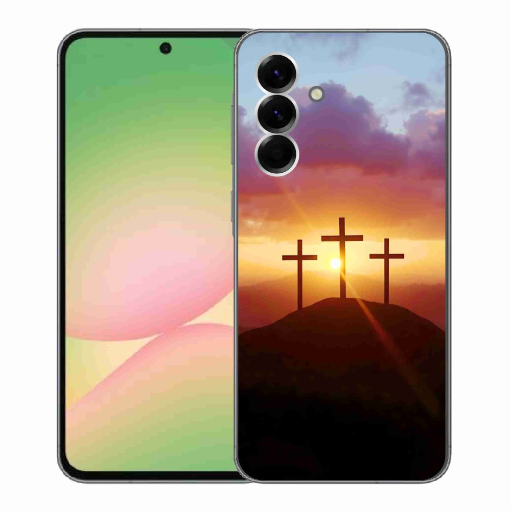 Gélový kryt mmCase na Samsung Galaxy A56 5G - tri kríža