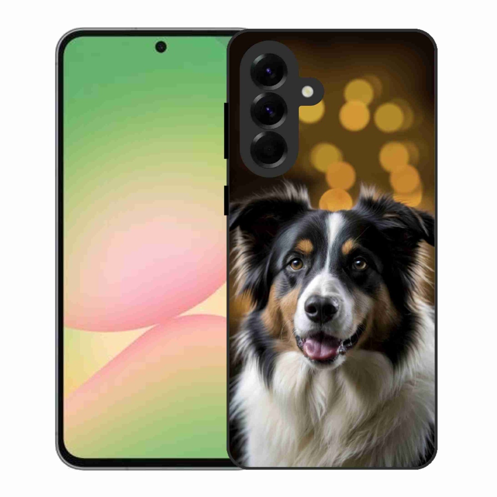 Gélový kryt mmCase na Samsung Galaxy A56 5G - usmievavý austrálsky ovčiak