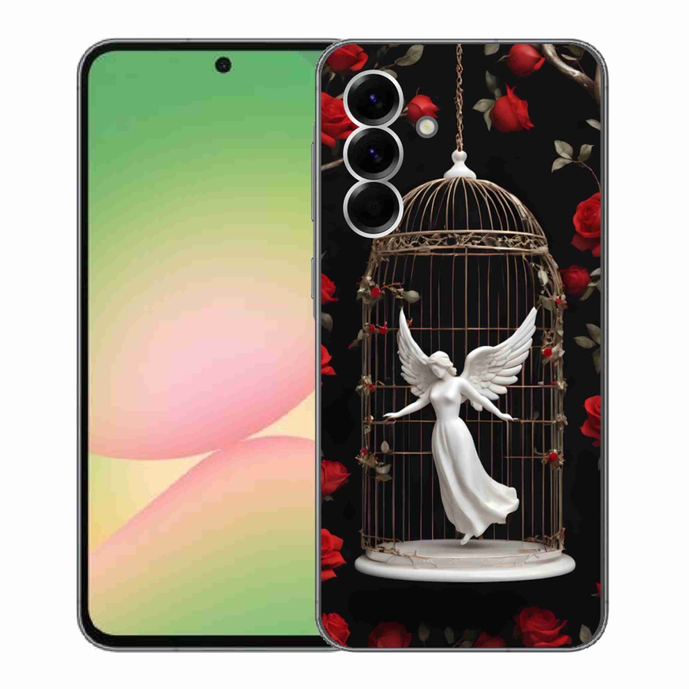 Gélový kryt mmCase na Samsung Galaxy A56 5G - uväznený anjel