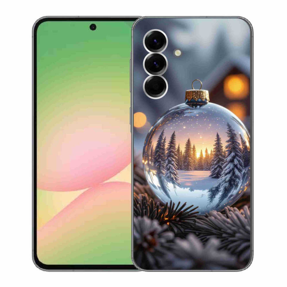 Gélový kryt mmCase na Samsung Galaxy A56 5G - vianočná ozdoba