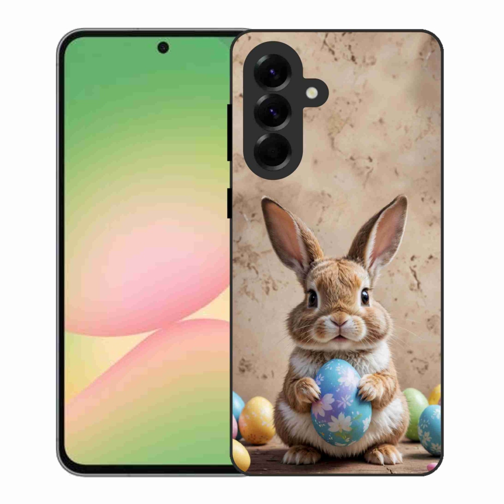 Gélový kryt mmCase na Samsung Galaxy A56 5G - veľkonočný zajačik
