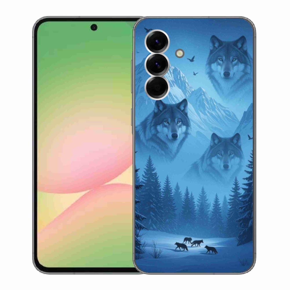 Gélový kryt mmCase na Samsung Galaxy A56 5G - vlčia svorka