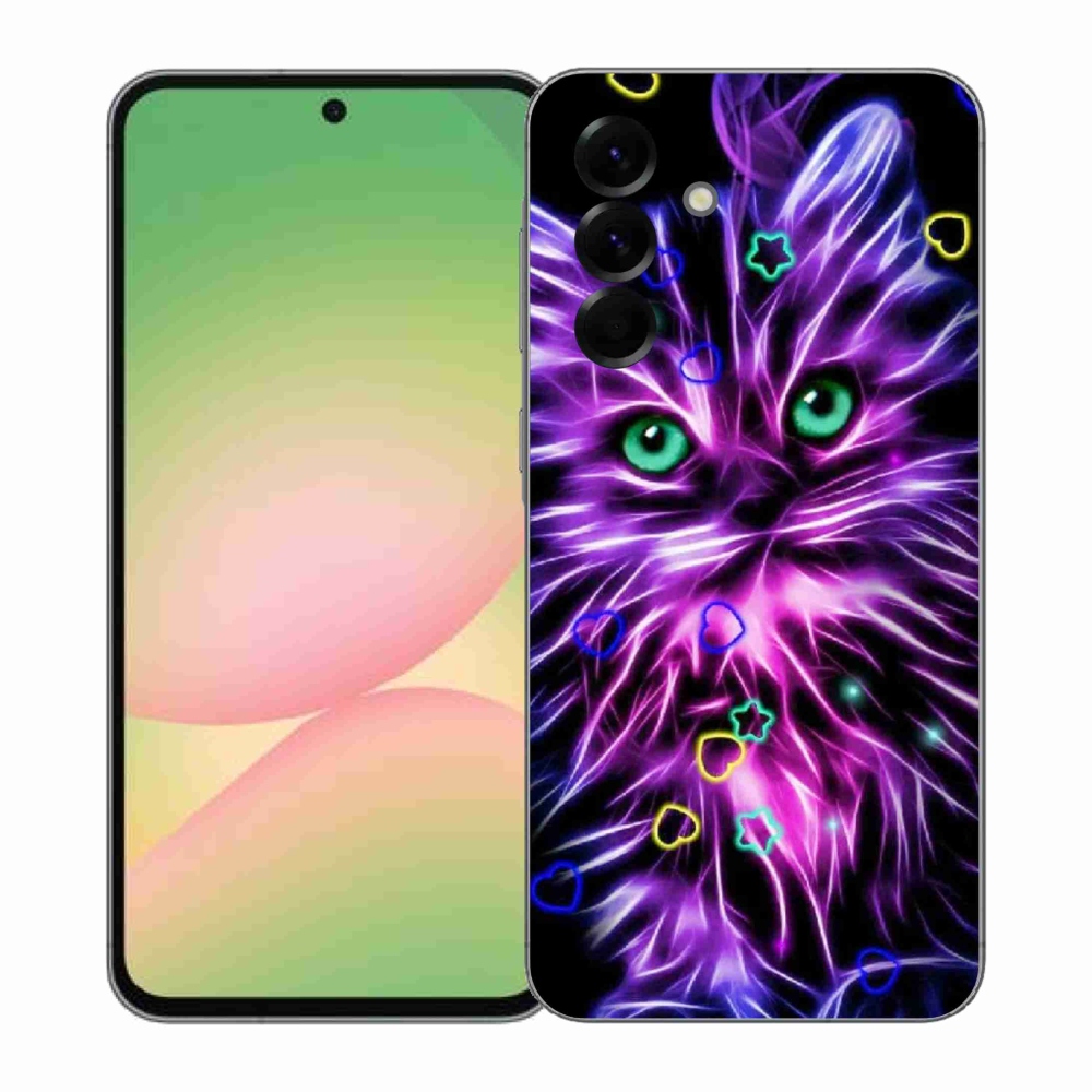Gélový kryt mmCase na Samsung Galaxy A57 5G - abstraktná mačka