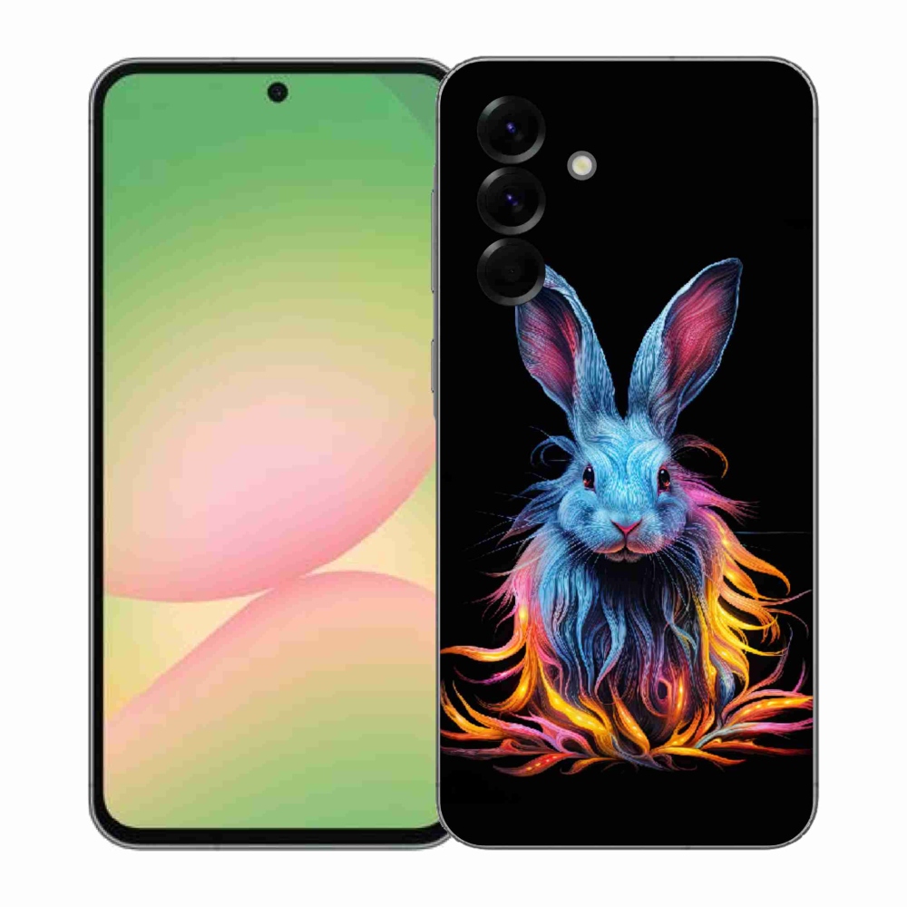 Gélový kryt mmCase na Samsung Galaxy A57 5G - abstraktný zajac