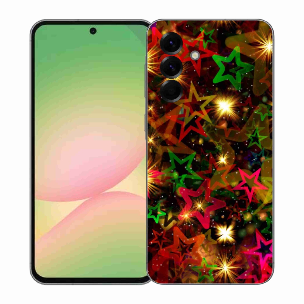Gélový kryt mmCase na Samsung Galaxy A57 5G - farebné hviezdičky