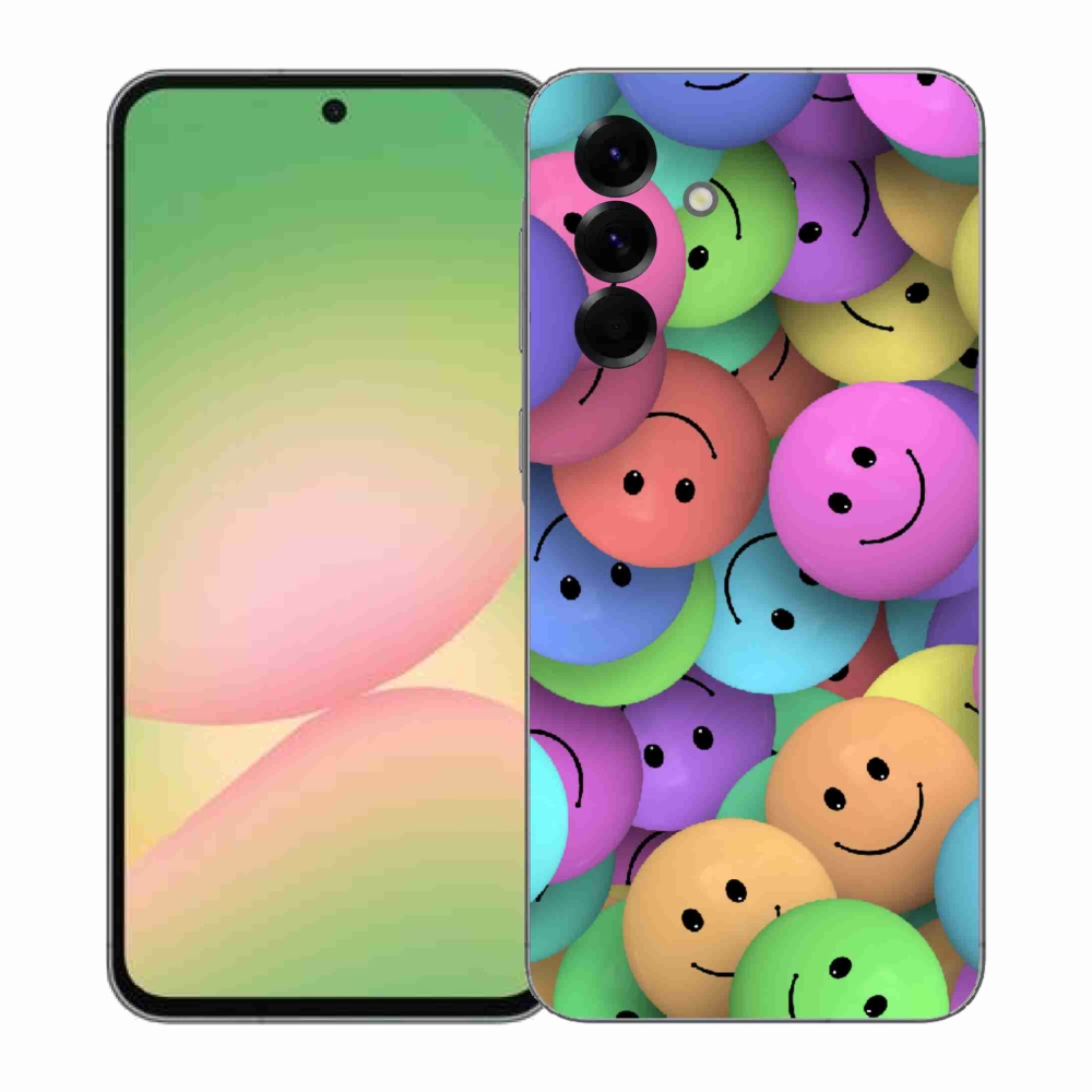 Gélový kryt mmCase na Samsung Galaxy A57 5G - farební smajlíci