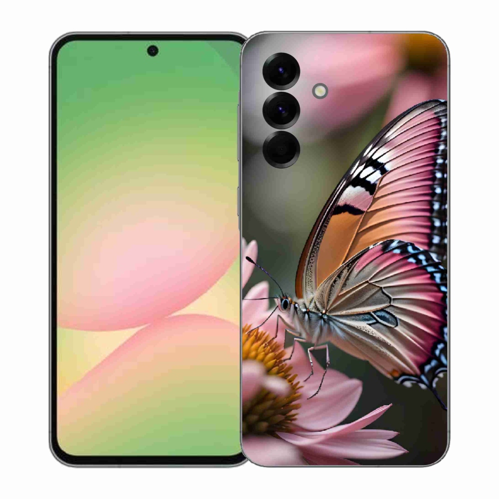 Gélový kryt mmCase na Samsung Galaxy A57 5G - farebný motýľ