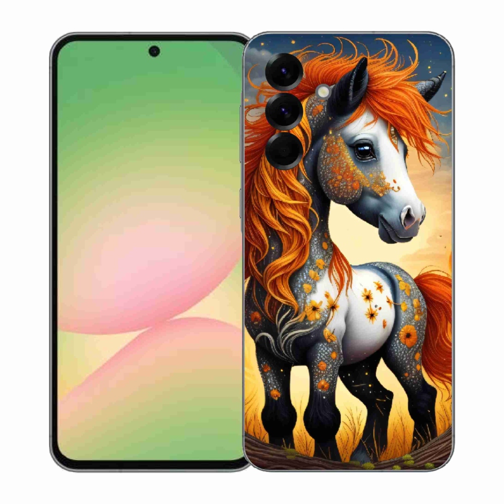 Gélový kryt mmCase na Samsung Galaxy A57 5G - farebný poník