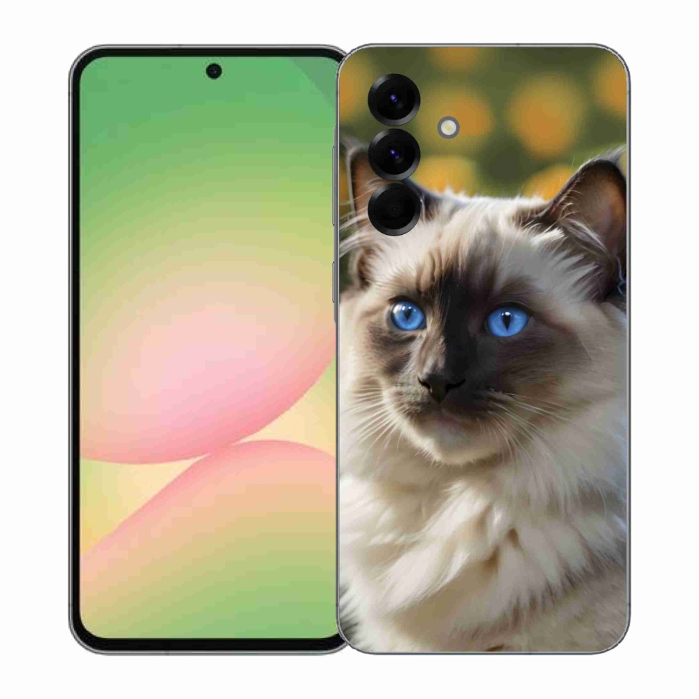Gélový kryt mmCase na Samsung Galaxy A57 5G - biely ragdoll