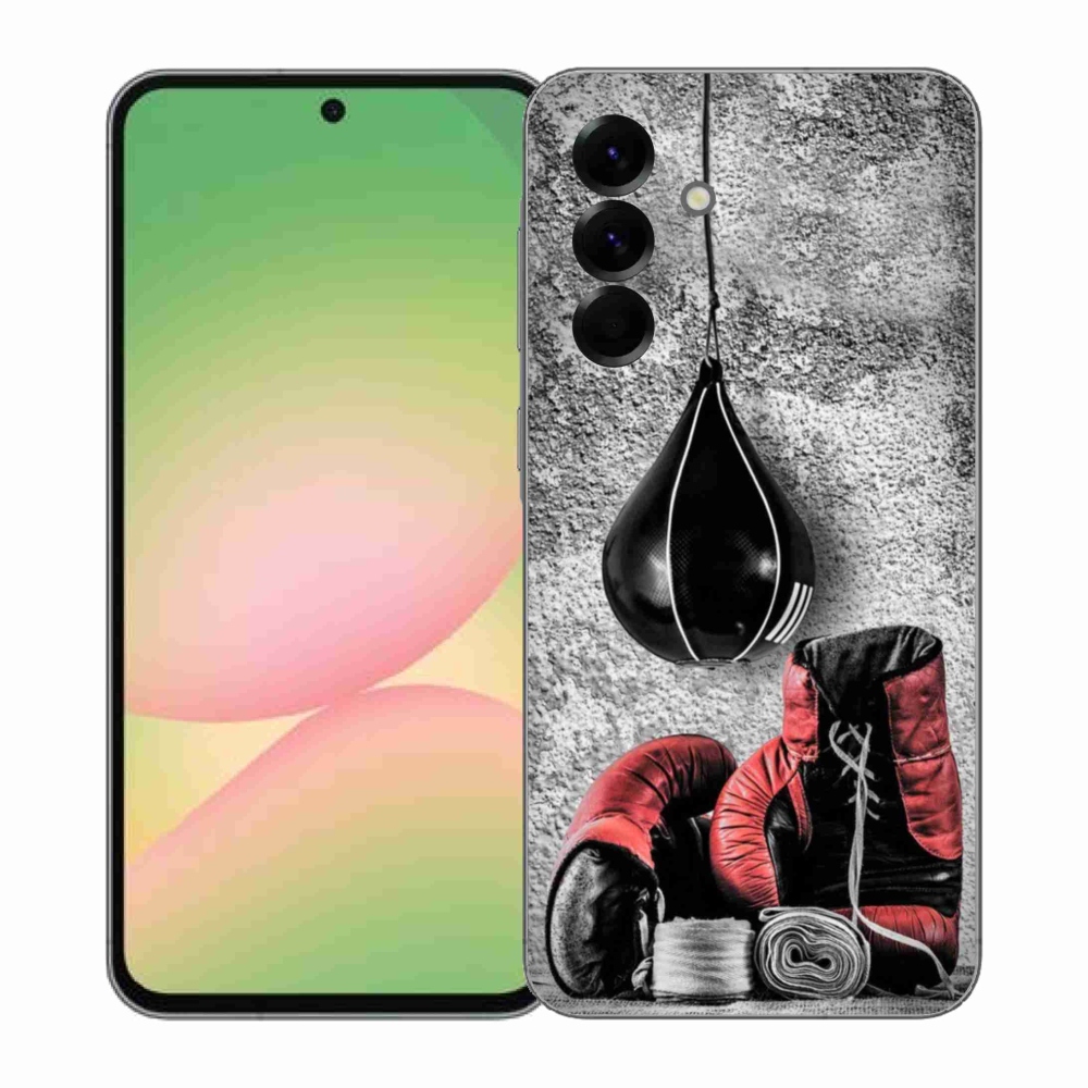 Gélový kryt mmCase na Samsung Galaxy A57 5G - boxovacie vrece a rukavice