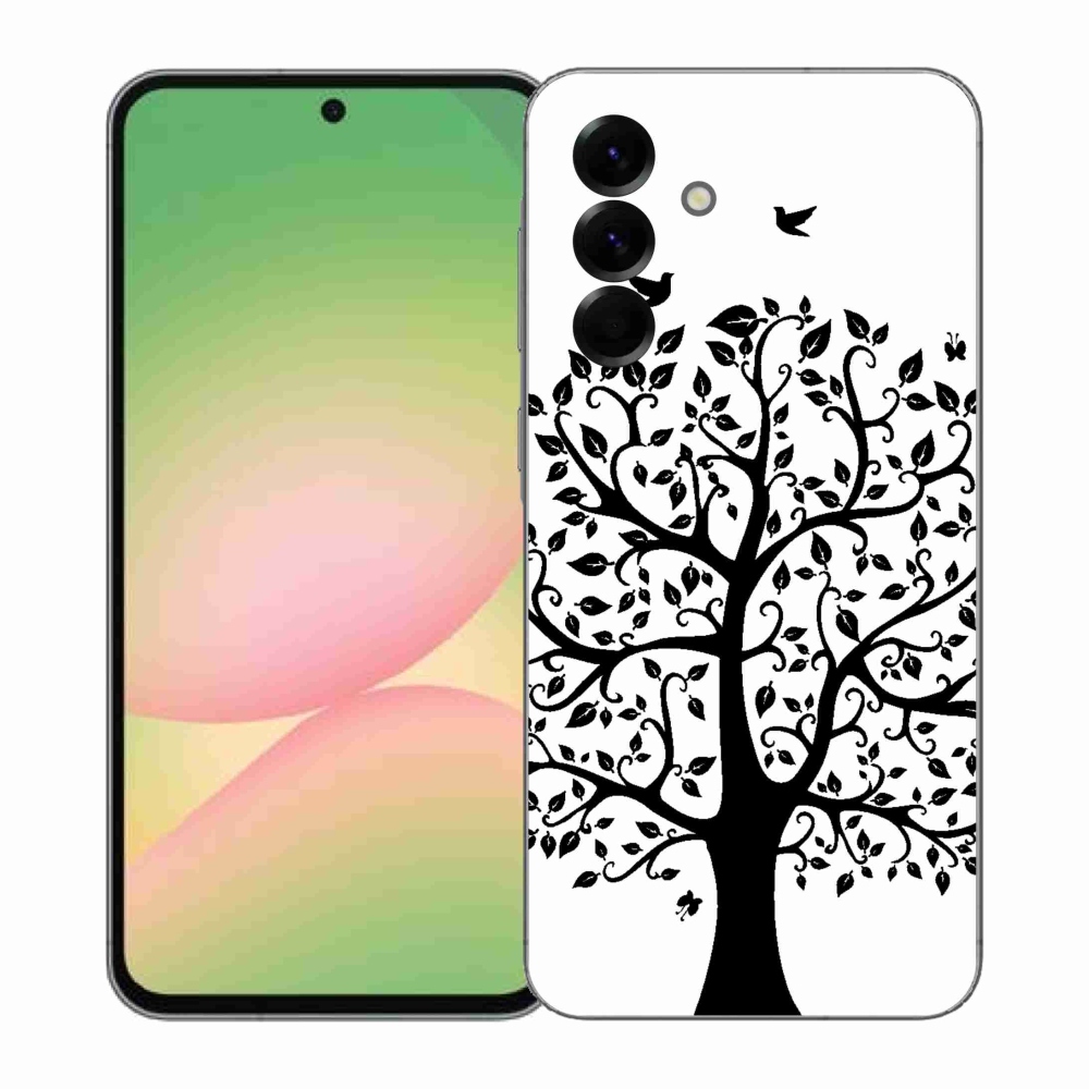 Gélový kryt mmCase na Samsung Galaxy A57 5G - čiernobiely strom