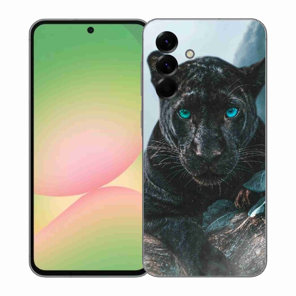 Gélový kryt mmCase na Samsung Galaxy A57 5G - čierny panter