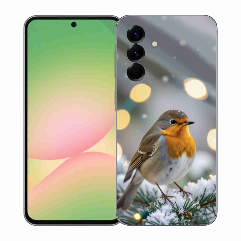 Gélový kryt mmCase na Samsung Galaxy A57 5G - červienka v zime