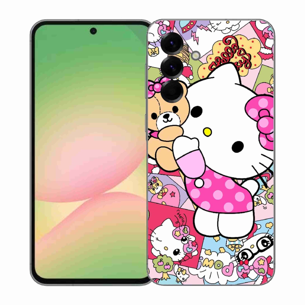 Gélový kryt mmCase na Samsung Galaxy A57 5G - cute kitty