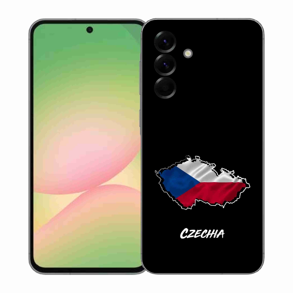 Gélový kryt mmCase na Samsung Galaxy A57 5G - Slovakia čierne pozadie