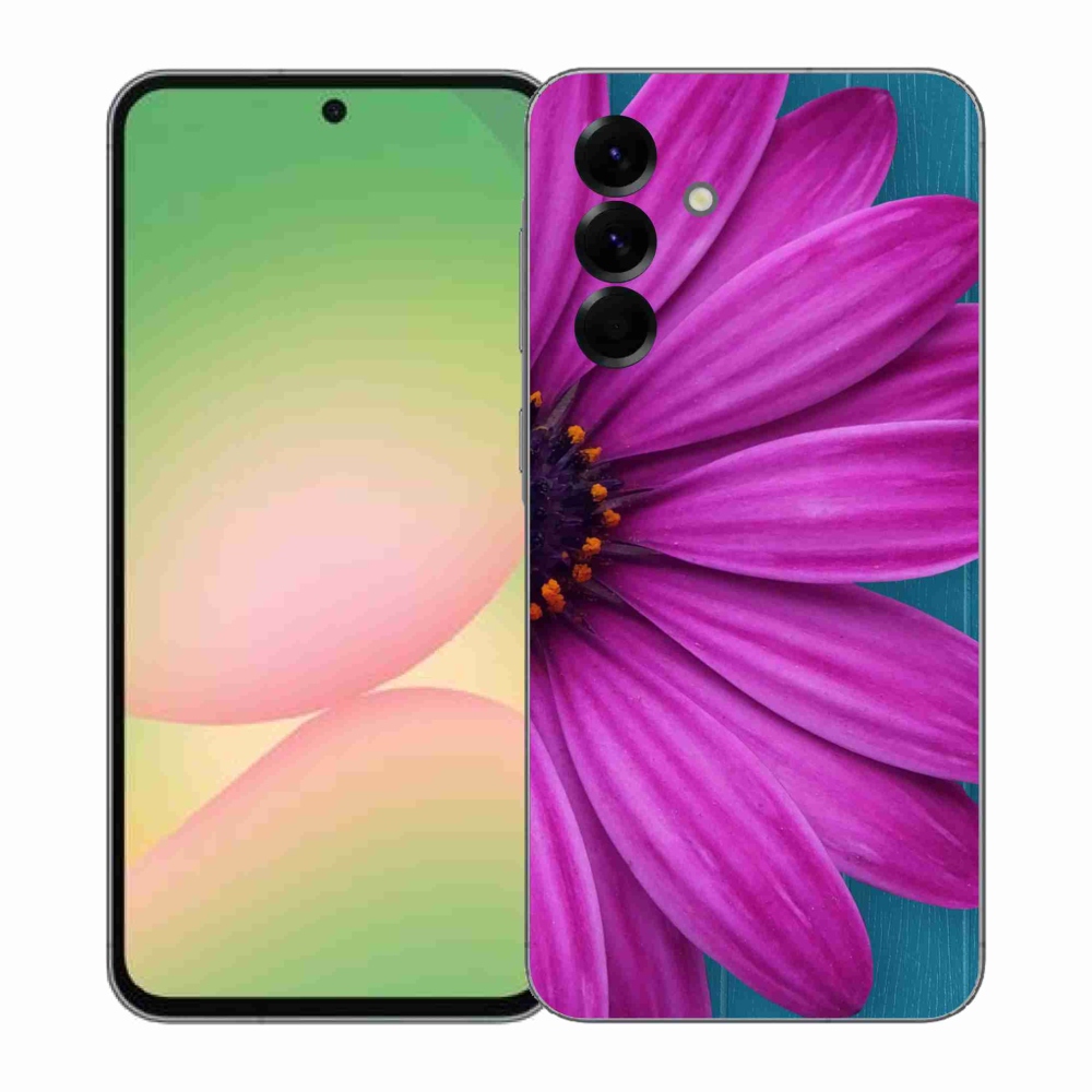 Gélový kryt mmCase na Samsung Galaxy A57 5G - fialová margaréta