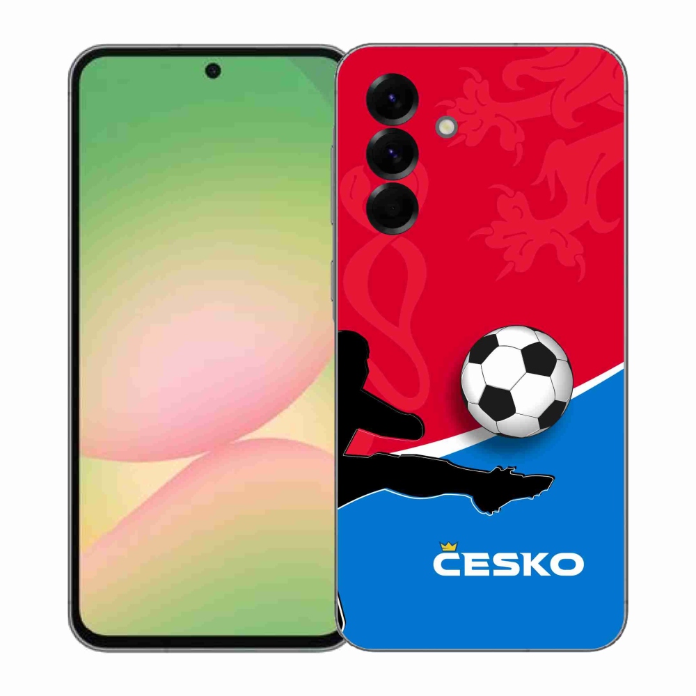 Gélový kryt mmCase na Samsung Galaxy A57 5G - futbal Česko 2
