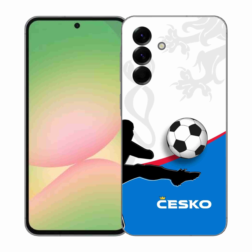 Gélový kryt mmCase na Samsung Galaxy A57 5G - futbal Česko 3