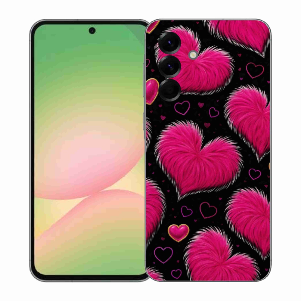 Gélový kryt mmCase na Samsung Galaxy A57 5G - hebké srdce